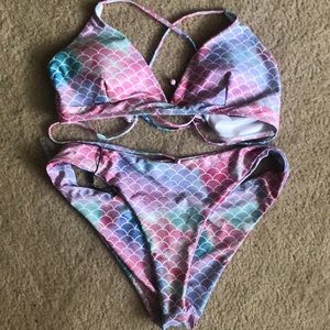 ZAFUL pastel mermaid bikini- never worn